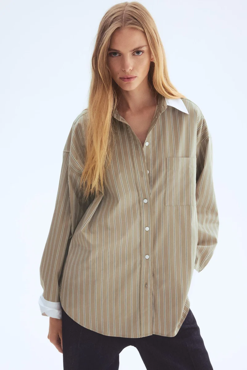 H&M Poplin shirt