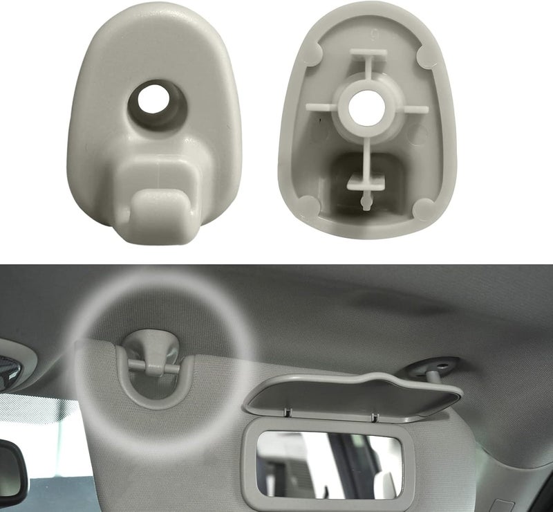 stymart 2Pcs Car Sun Visor Clip, Compatible With Jeep Liberty & Dodge Nitro - Image 1