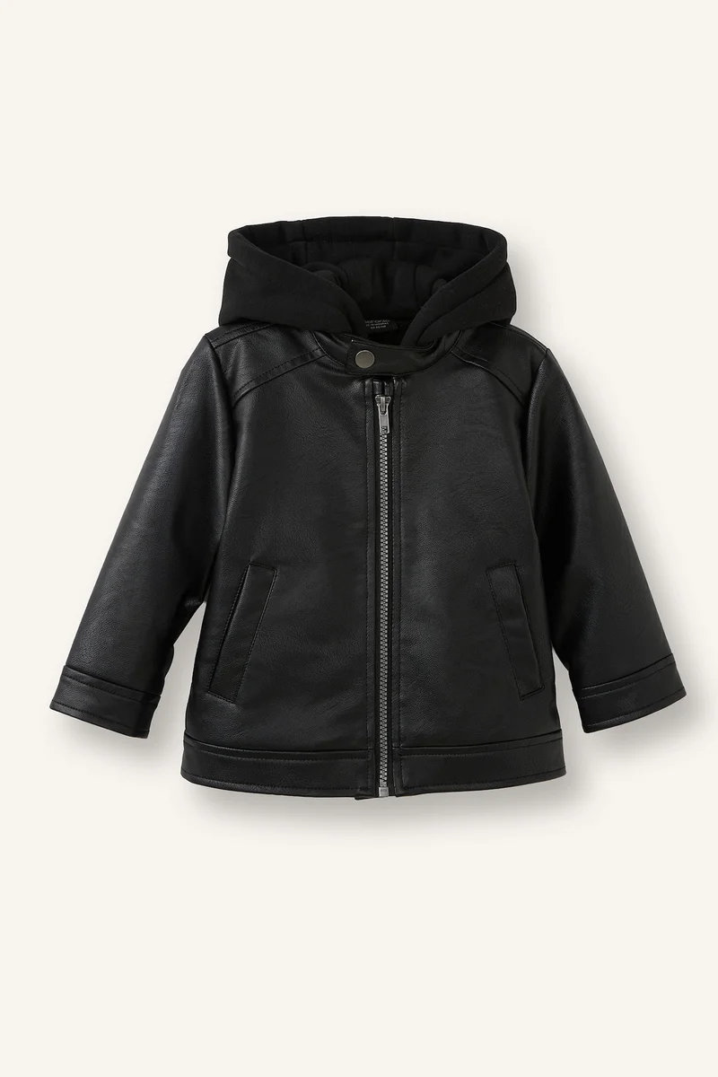 Defacto Baby Boy Plush Puffer Jacket