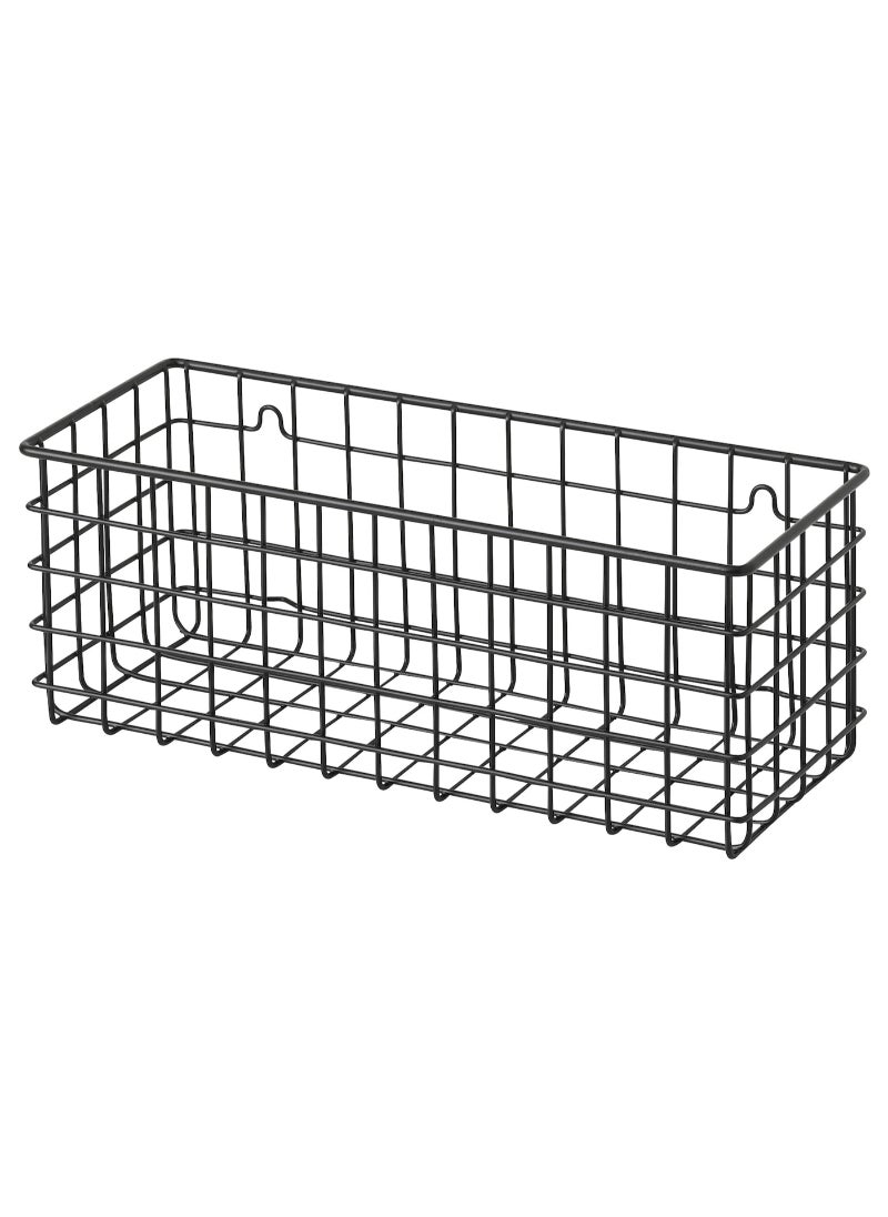 AS SEEN ON TV Wall basket black 31x12x12 cm 