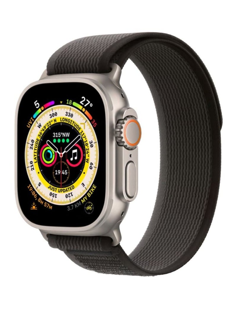 حزام ساعة Apple Watch Ultra Alpine Loop متوافق مع 49 مللي متر / 45 مللي متر / 44 مللي متر / 42 مللي متر لجميع السلاسل -أسود/رمادي/برتقالي - pzsku/Z21ED2CD198B8C924F9ECZ/45/_/1670680151/7041b8cf-df6f-475a-9ee6-3f45d9274d86