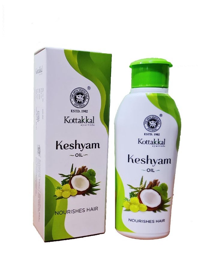 Kottakkal ayurveda Keshyam Oil 100 ml Ideal Hair Oil For Beautiful Hair  - Image 2