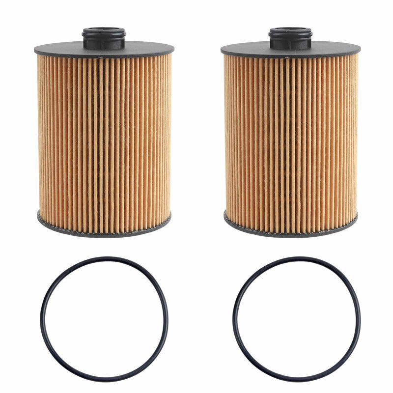 Oil Filter Compatible with Porsche Cayenne Volkswagen Atlas CC Passat Touareg VR6 36L V6 Engine Replaces OX983D 03H115562 03H115562 2 Pcs