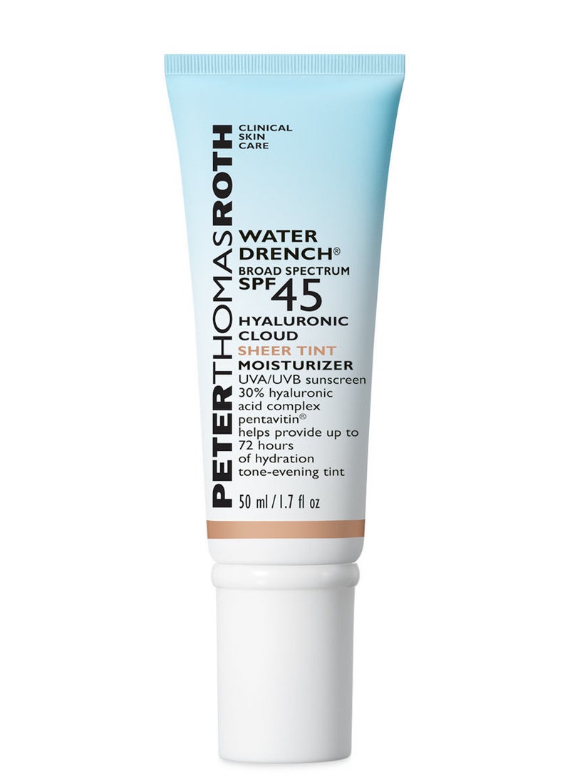 PETER THOMAS ROTH Water Drench® Broad Spectrum SPF 45 Hyaluronic Sheer Tint Moisturizer 50ml 