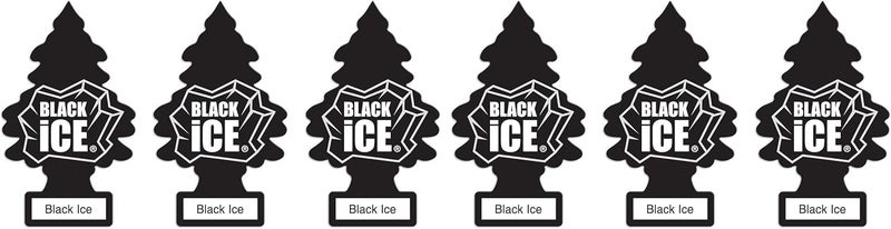 Air Freshener Tree MTZ04 Black Ice Fragrance for Car Home Boat Caravan - Six Pack Wear resistant upgraded material - Image 3