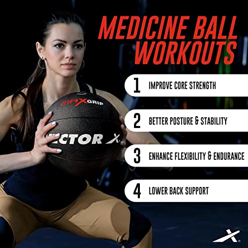 Vector X 1-10 KG Size Medicine Ball for Exercise Ball Workout Fitness Practice Gym Training Heavy Weight Gym Ball - Image 5