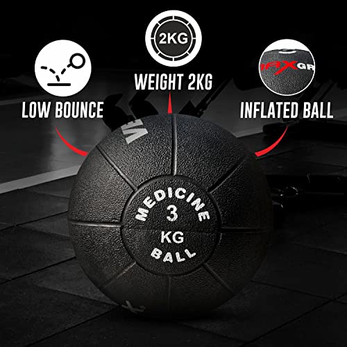 Vector X 1-10 KG Size Medicine Ball for Exercise Ball Workout Fitness Practice Gym Training Heavy Weight Gym Ball - Image 3
