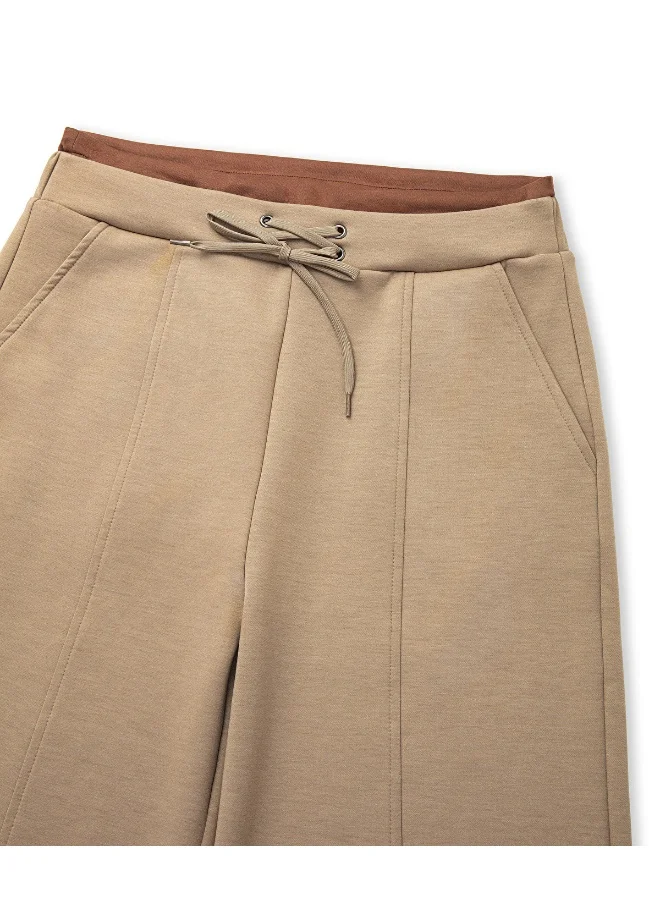 ابيكول Contrast Waistband Trousers