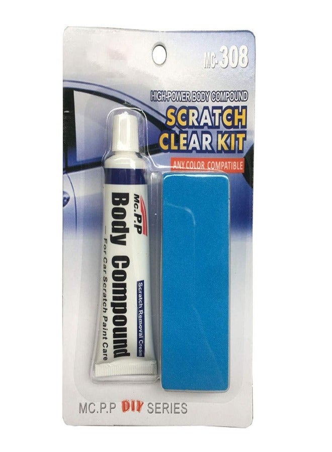 Magic Car Scratch Remover, Car Body Compound, Scratch Removal Kit, Polishing Paste for Repairing Small Paint Scratches, Marks, Water Spots, Swirls, Blemishes - Image 2