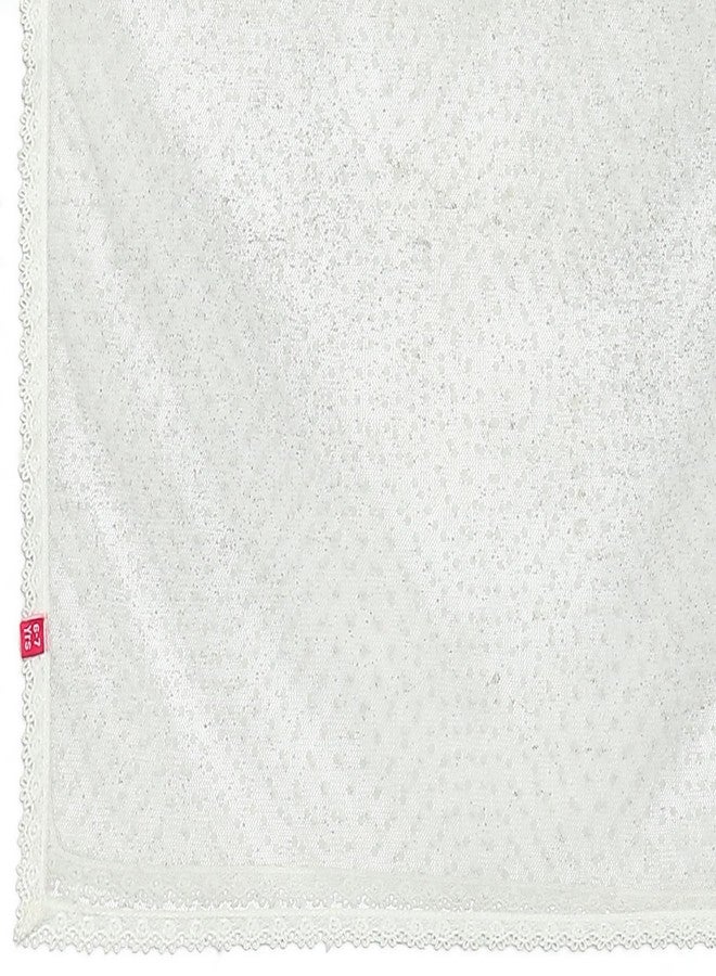 BIBA Girls PRINTED GATHERED KID(KWWHITE BLOOMS5947_WHITE_11) - Image 5