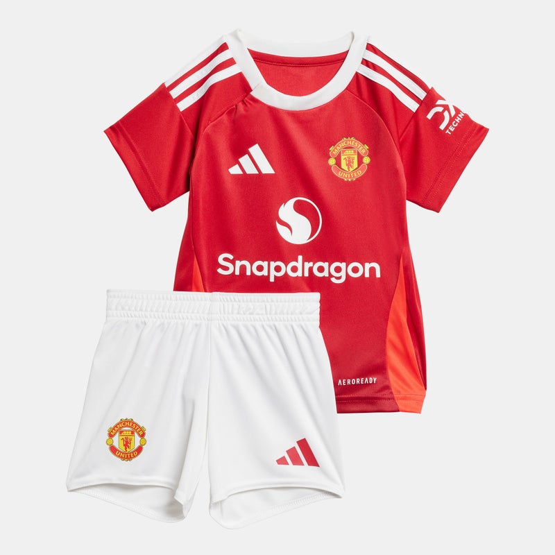 Adidas Kids' Manchester United 24/25 Home Football Kit - Image 1
