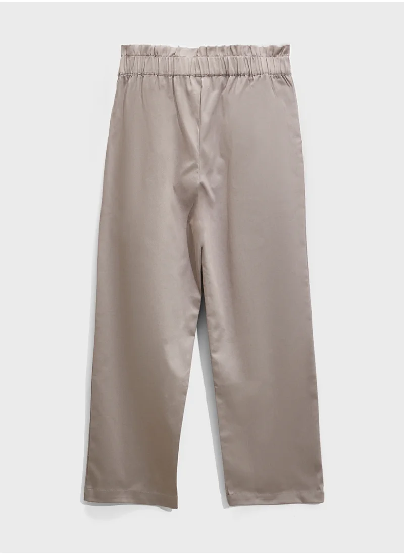 ريبلز مع نمشي Girls Wide-Leg Pant
