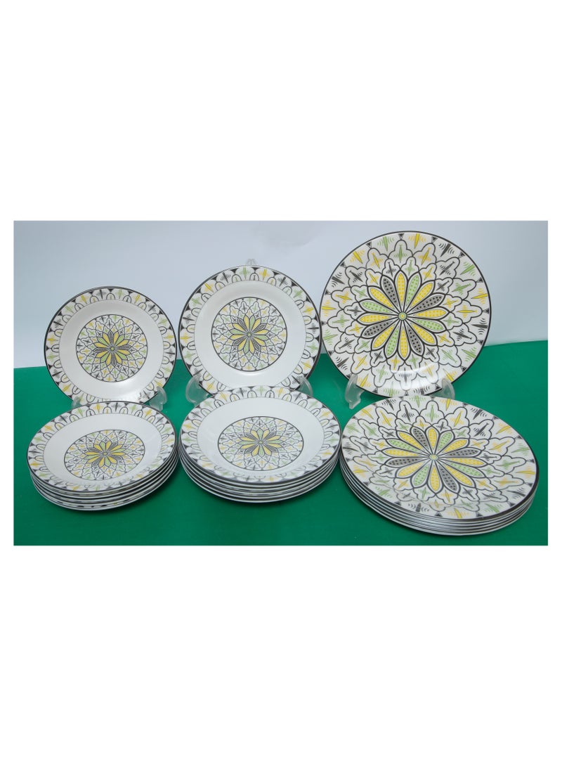 إليفاشن طقم أطباق 18 قطعة - Image 2