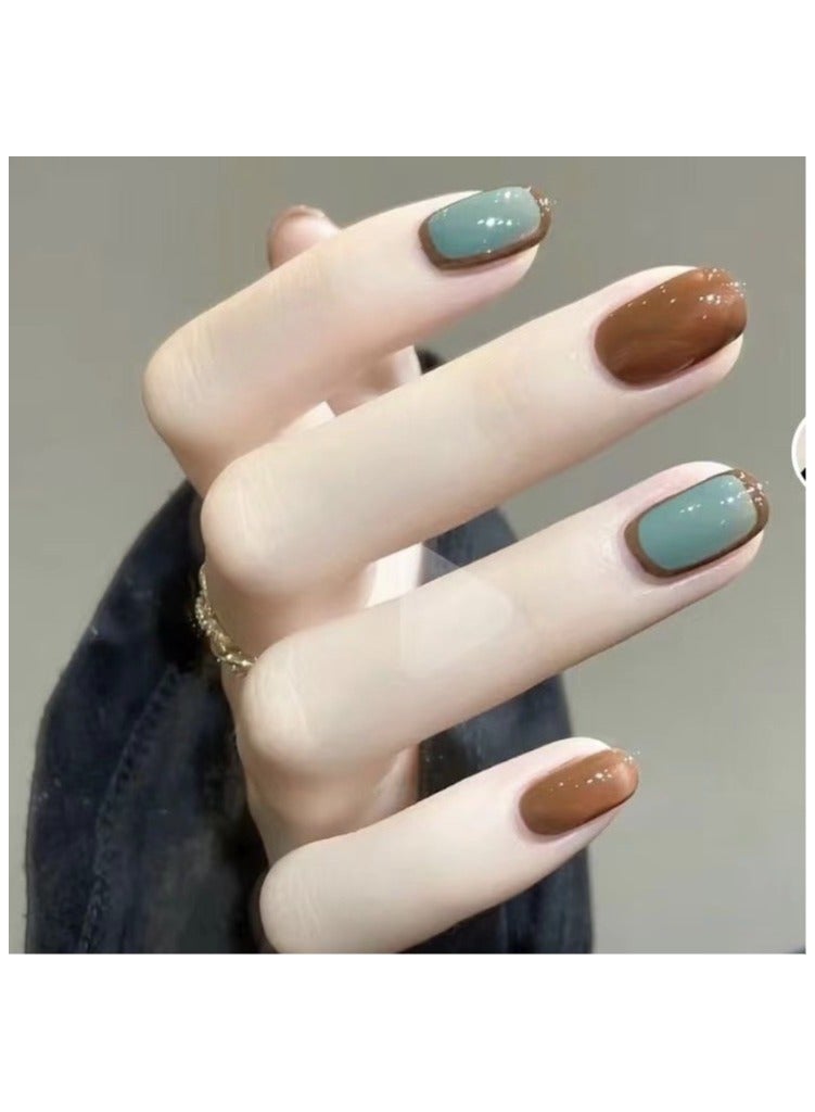 Binzo Beauty Handmade Press On Nails, 10pcs, Nails Art , Acrylic Nails, False Nails, Luxury Collection, Luxury Nails Arts, New Accessories， Wedding Nails，Party Nails. - Image 2