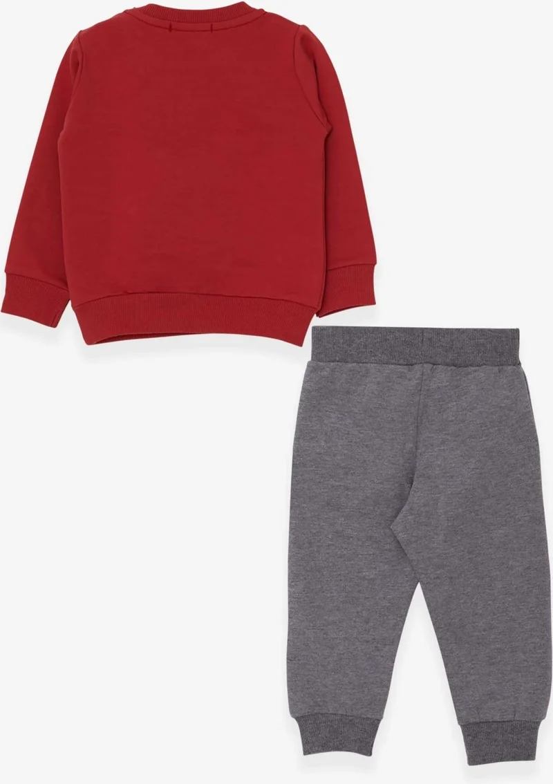 بريز Boy's Tracksuit Set Tile With Teddy Bear Figure (Age 1-4)