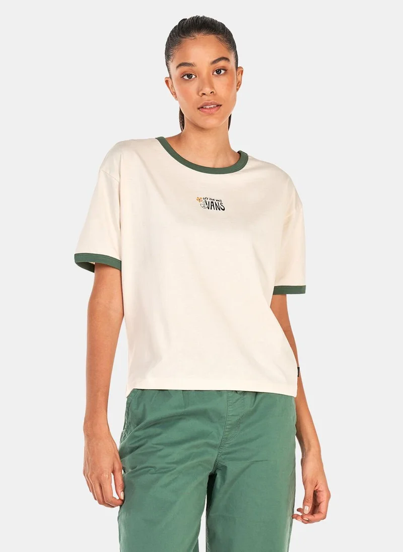 VANS Women's In Our Hands Ringer T-Shirt
