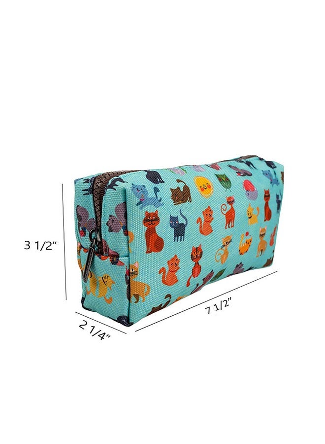 إل باركين لطيف القط مقلمة الحقيبة المكياج حالة قرطاسية Kawaii قلم رصاص مربع المعلم هدية أداة حقيبة حقيبة مستحضرات التجميل - Image 3