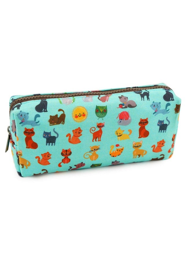 إل باركين لطيف القط مقلمة الحقيبة المكياج حالة قرطاسية Kawaii قلم رصاص مربع المعلم هدية أداة حقيبة حقيبة مستحضرات التجميل - Image 1