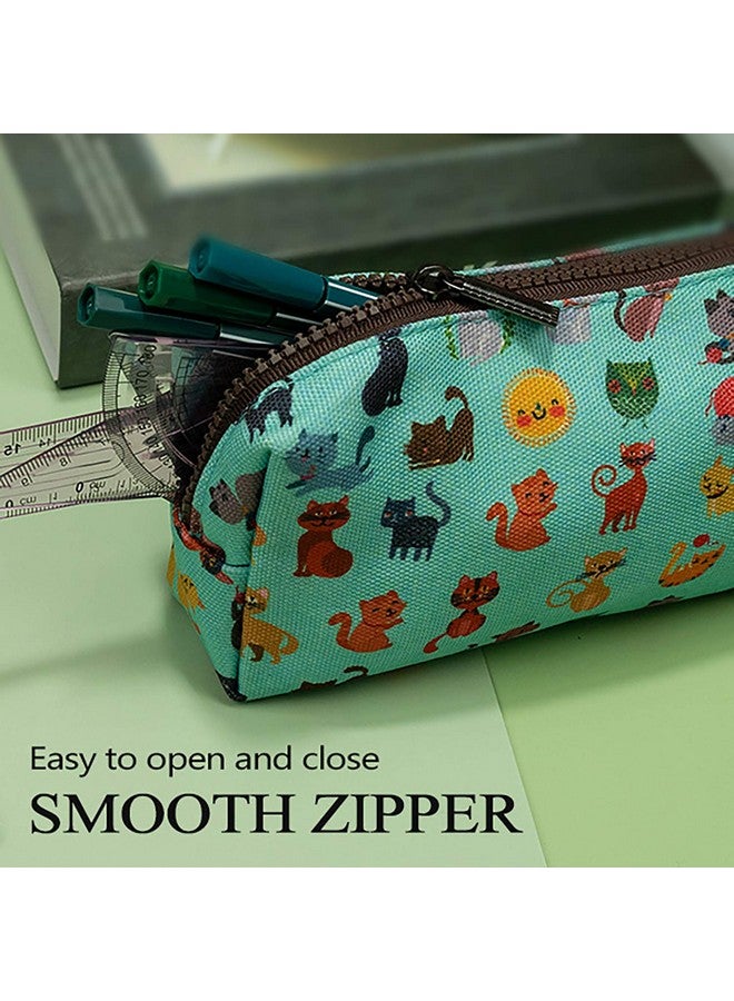 إل باركين لطيف القط مقلمة الحقيبة المكياج حالة قرطاسية Kawaii قلم رصاص مربع المعلم هدية أداة حقيبة حقيبة مستحضرات التجميل - Image 4