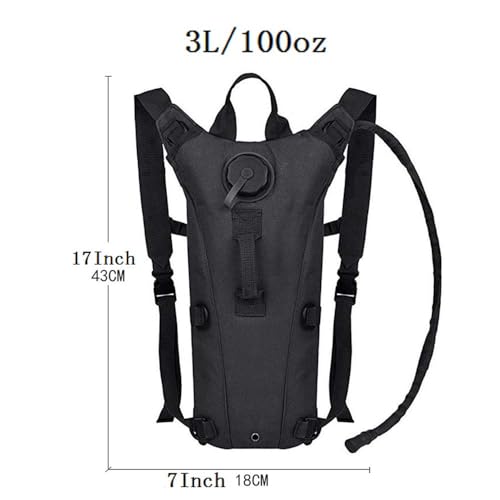 ATBP Running Hydration Vest Pack Tactical 3L Water Bladder Backpack Bag for Cycling Marathon Hiking Daypack Men Women - Image 3