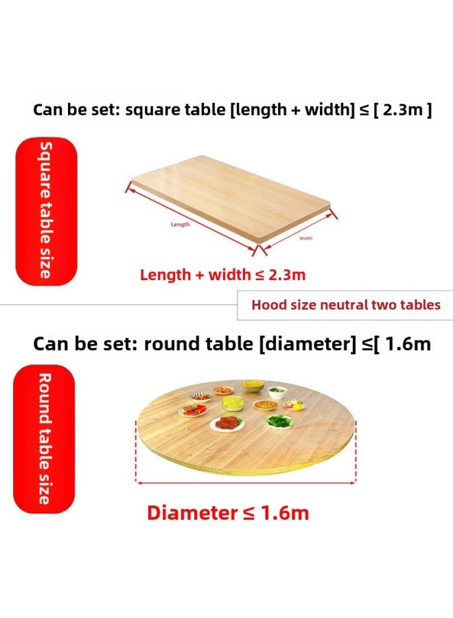100 Disposable Tablecloths Wholesale Specials Clearance Transparent Plastic Thickened Barbecue Food Late At Night Anti-oil Anti-fouling-Color:Set 1.6m Round Table Or Long Widened 2.3m Square Table-Specifications:Transparent White [100 Pieces]  - Image 1