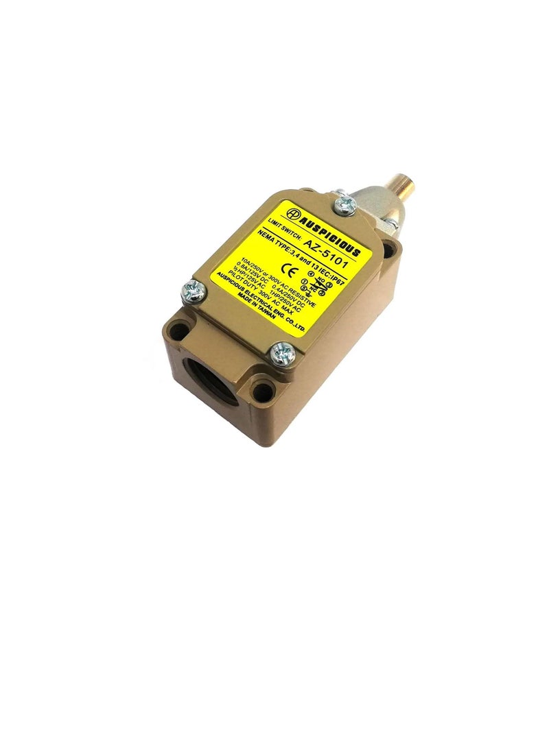 Auspicious Push Button Limit Switch Heavy Duty NO NC 10A IP67 AZ-5101 Auspicious - Image 3