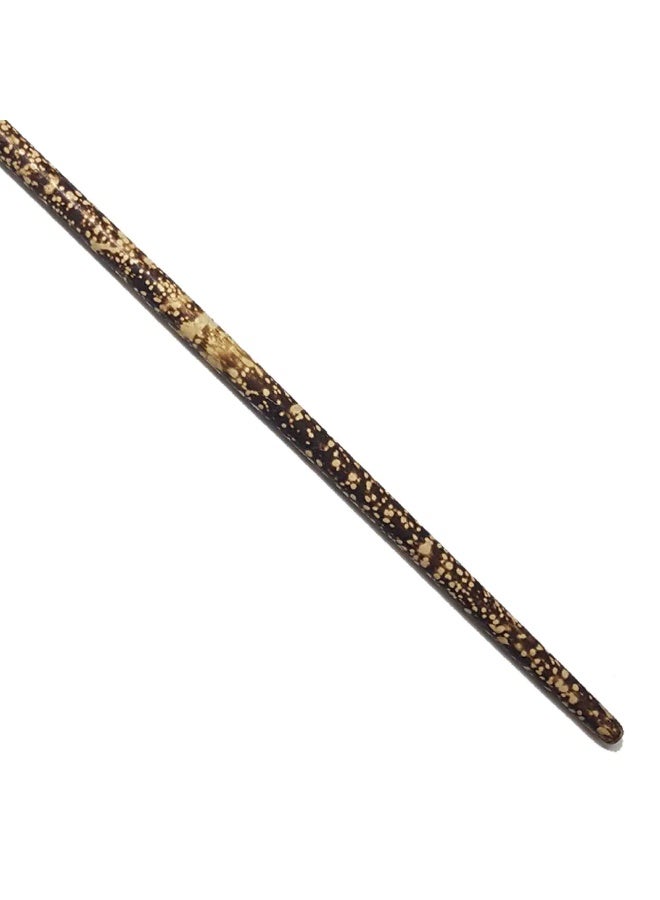 Aswan beech wood cane for men, black and white dotted - Image 3
