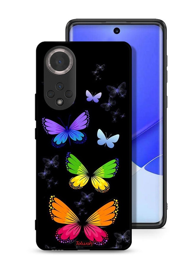 Tolwak Honor 50 Protective Case Cover Colorful Butterflies - Image 1