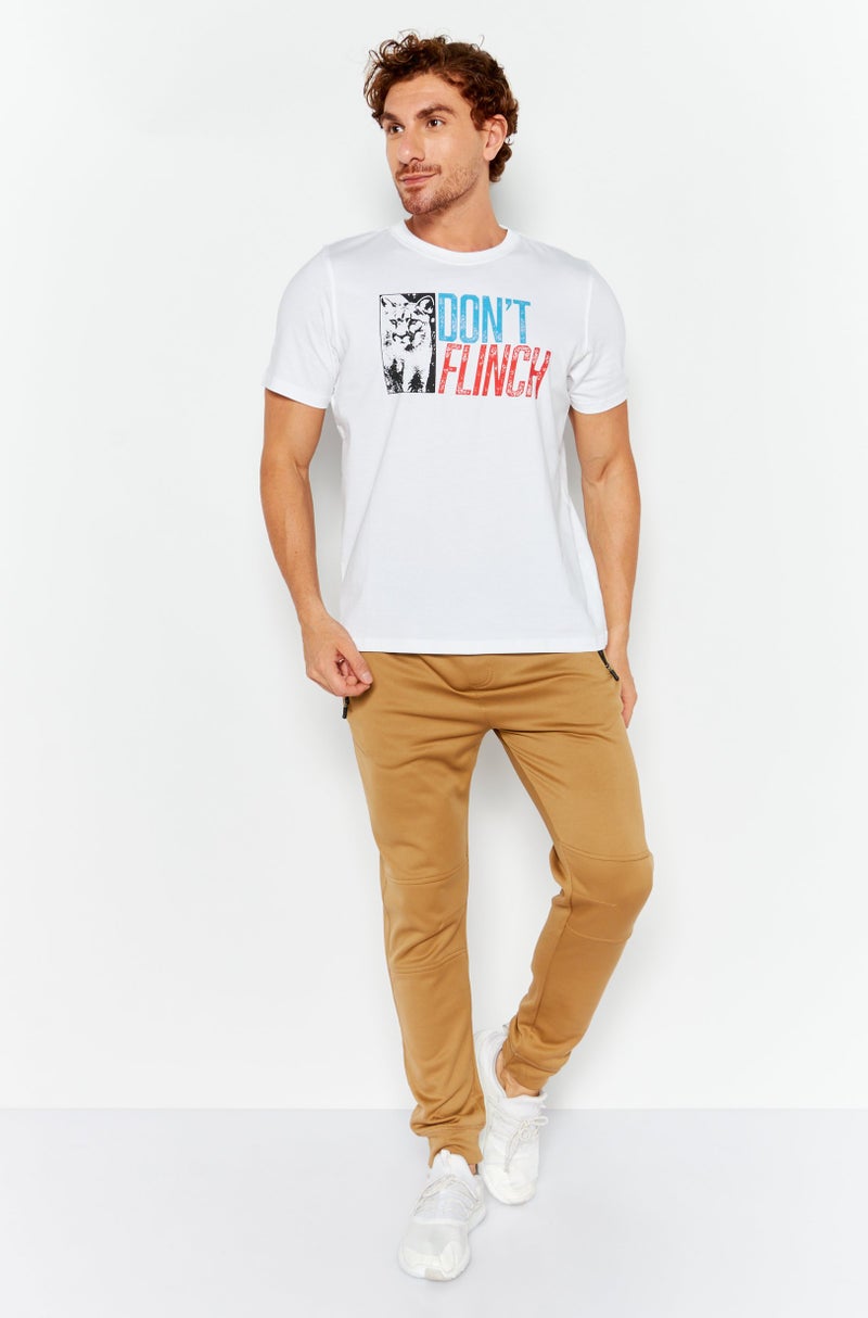 PUMA Men Sportswear Fit Training T-Shirt, White Combo - Image 2