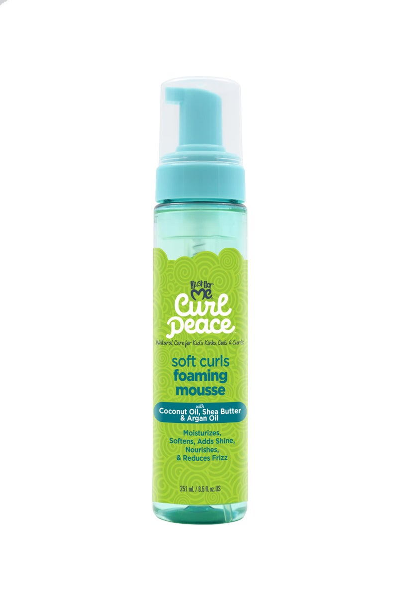 Just For Me Curl Peace Soft Curls Foaming Mousse, 8.5 oz (1 Pack) - Image 1