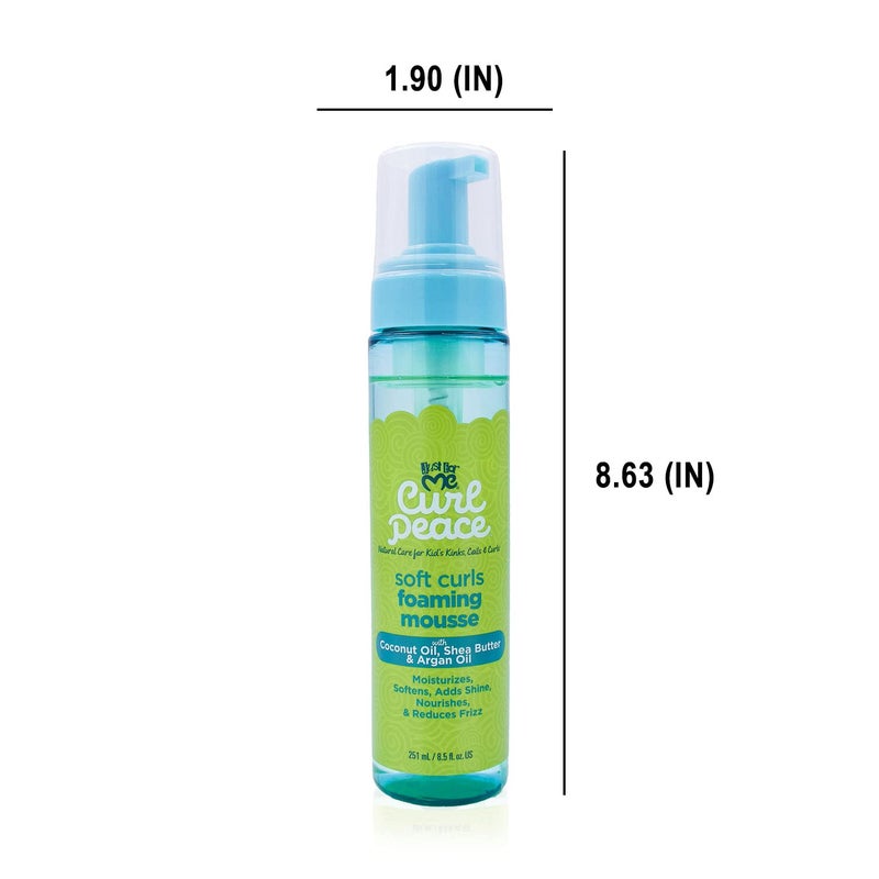 Just For Me Curl Peace Soft Curls Foaming Mousse, 8.5 oz (1 Pack) - Image 5