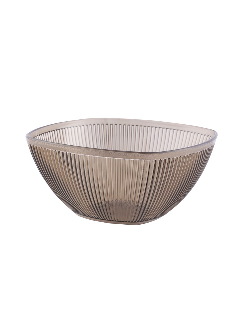 DELCASA Delcasa Smoked Gray Acrylic Bowl  - Image 3
