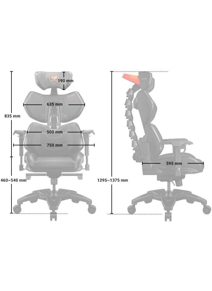 كوجار Cougar Terminator Gaming Chair Black  - Image 2