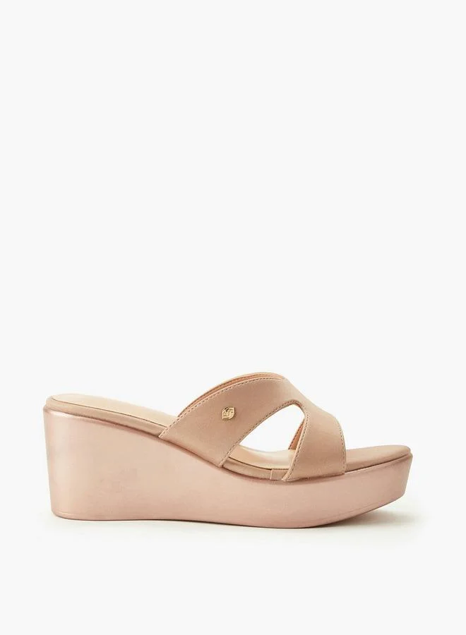 Surestep NUDE Women Wedge Heel Sandals for Women | Best Price UAE