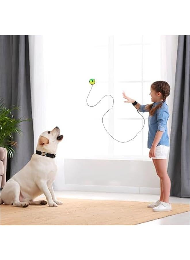 4pcs Wrist Return Ball Sports Ball on a String Toy Rubber Basketball Baseball Football Rebound Wristband for Boys Girls - Image 2
