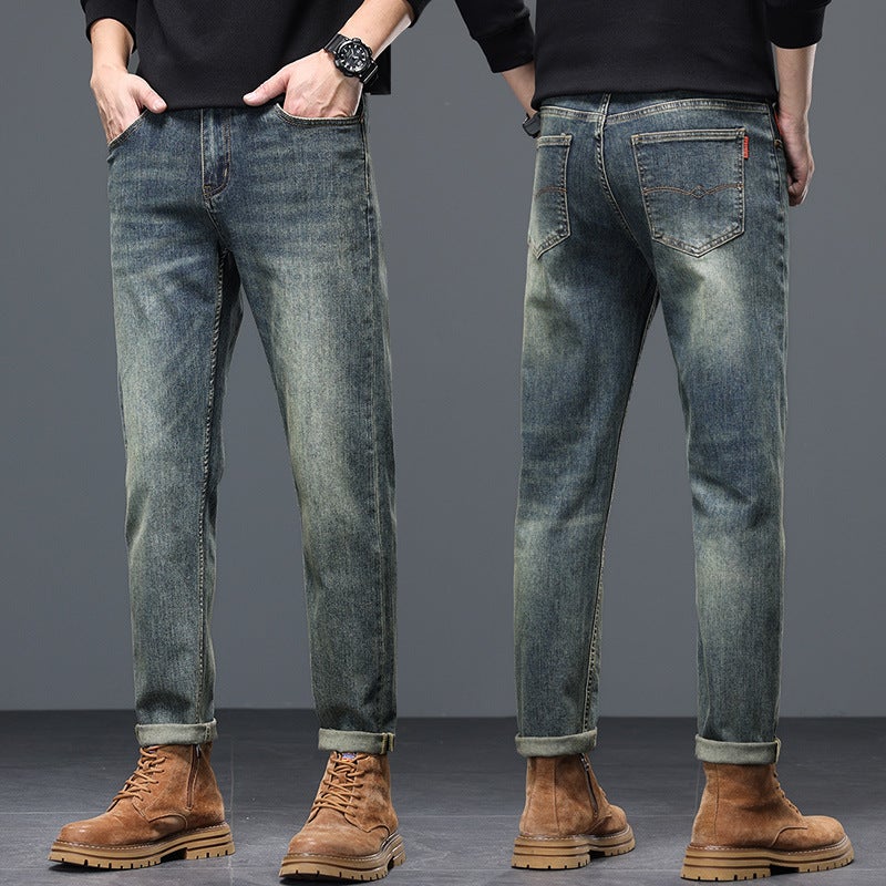 Unisex Classic Denim Jeans Loose Fit Daily Outdoor Wear - Image 3