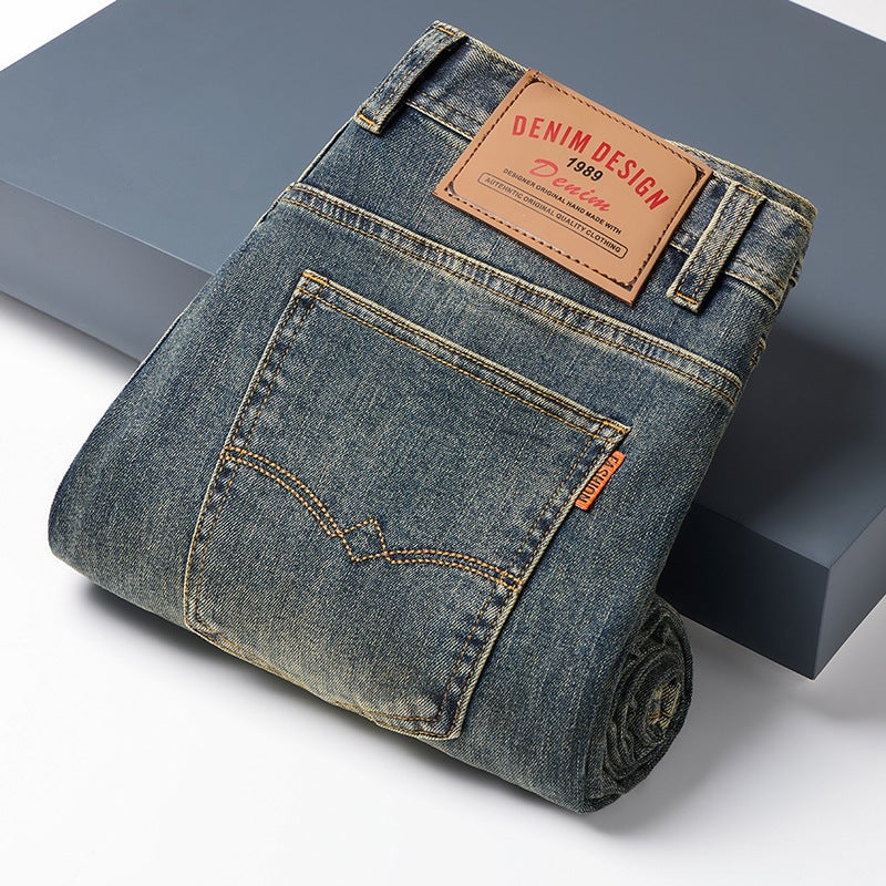 Unisex Classic Denim Jeans Loose Fit Daily Outdoor Wear - Image 5