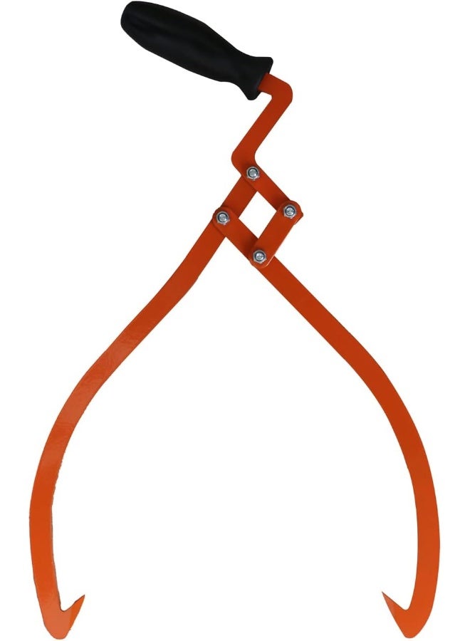 OAOLOWF OAOLOWF 20" Log Tongs Logging Skidding Tongs Non-Slip Grip- Log Lifting, Handling, Dragging & Carrying Tool  - Image 1