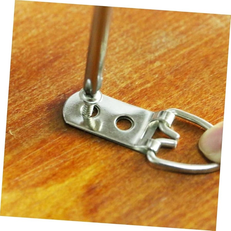 Angoily Heavy Duty Picture Hangers 50 Pack Sturdy Metal Frame Hooks For Wall Art Installation - Image 4