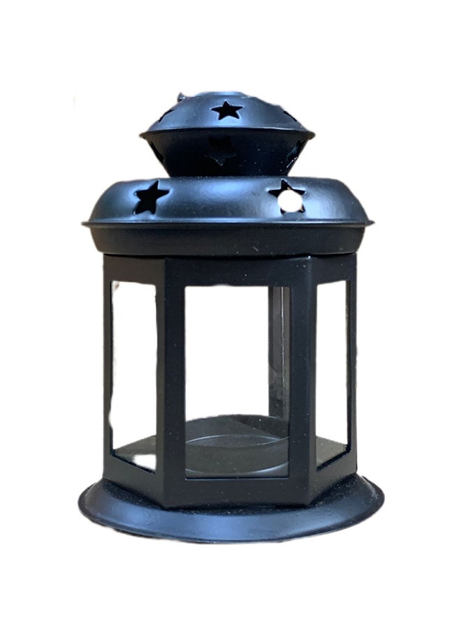 فانوس رمضان أسود/شفاف