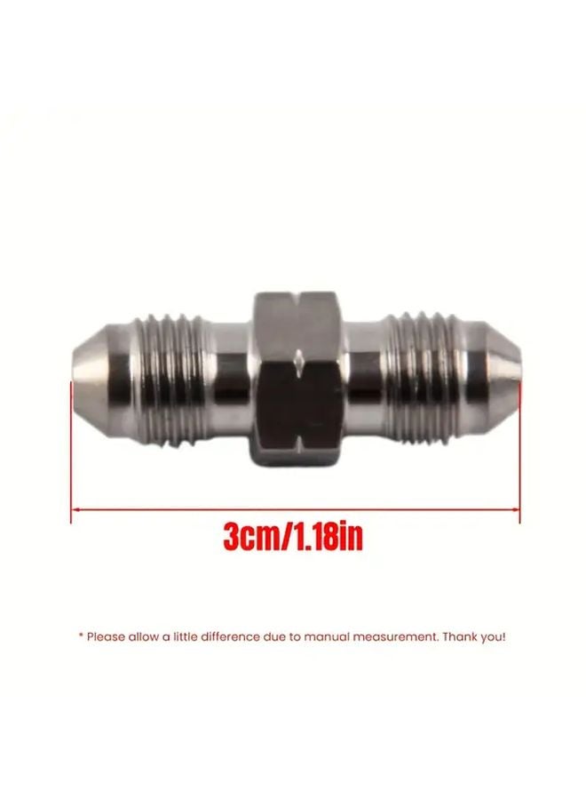 M10x1 Stainless Steel Banjo Male Adapters 2pcs For Motorcycle Hydraulic Oil Hose Lines - Image 3