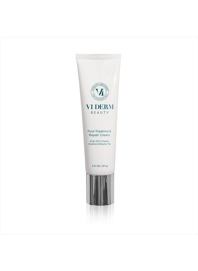 Vi Derm - VI Derm Post-Treatment Repair Cream with Moisturizing Shea Butter, Redness Relieving Colloidal Silver, and Calming Bisabolol, 2 Oz / 59 g - Image 1
