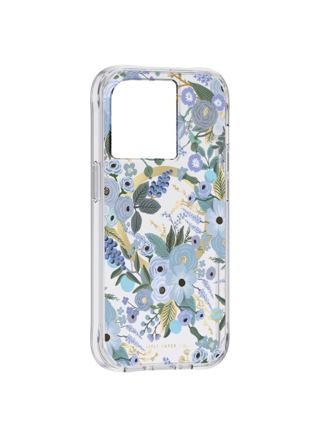 Rifle Paper Co. RIFLE PAPER CO. iPhone 14 Pro - Garden Party Blue with Magsafe  - Image 2