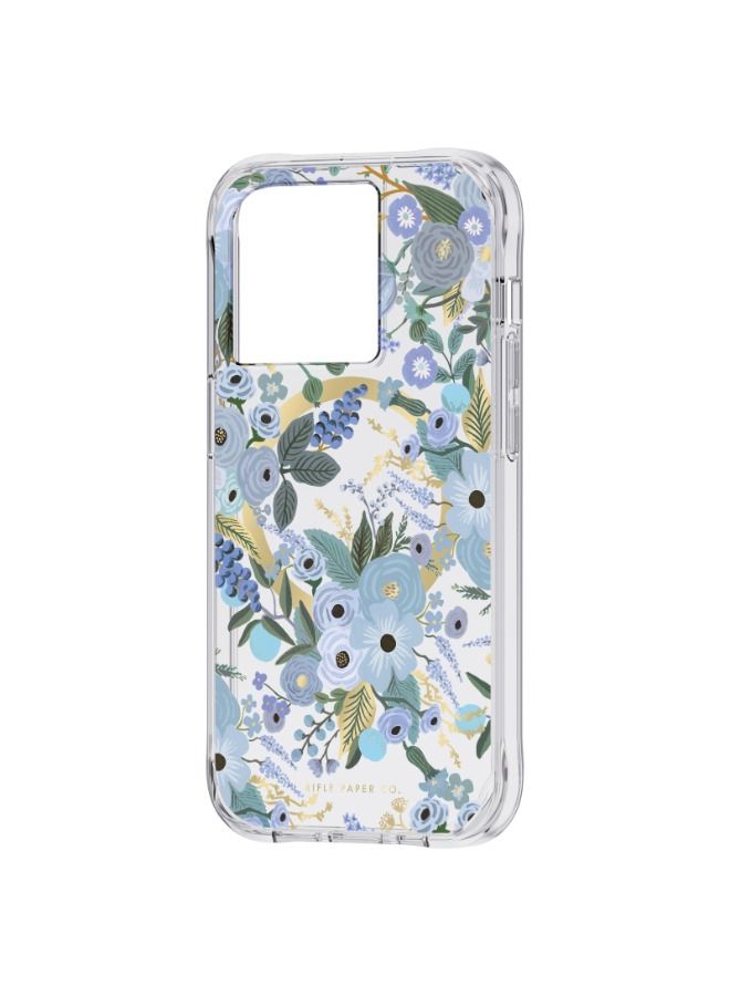 Rifle Paper Co. RIFLE PAPER CO. iPhone 14 Pro - Garden Party Blue with Magsafe  - Image 3