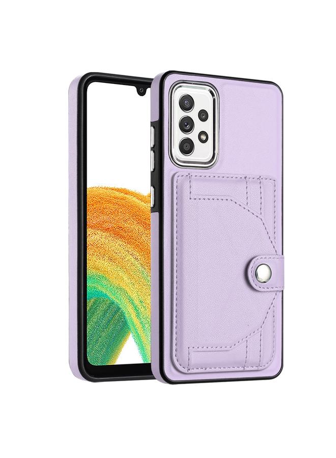 S-TOP Case For Samsung Galaxy A73 5G Shockproof Leather Phone Case with Card Holder - Image 2