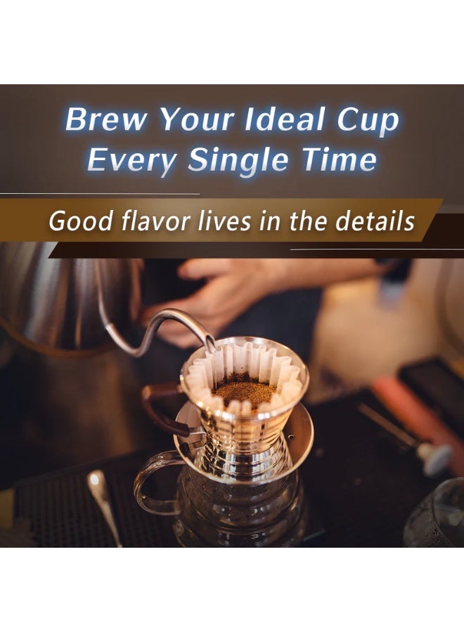 FEMOBOOK-A4Z Electric Burr Coffee Grinder, Single Dose Grinder with ZP6 Conical Burr for Pour Over USB Rechargeable Cordless Grinder with Replaceable Batteries, Champagne Gold - Image 5