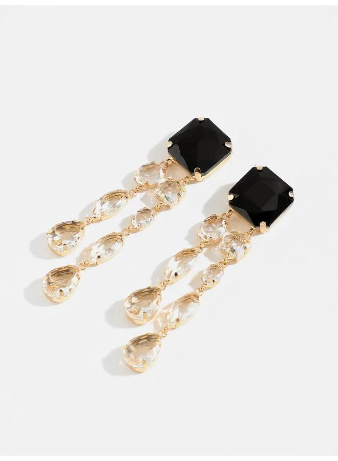 Sohi  Green Stone Contemporary Artificial Drop Earring Jewellery for Women | Best Price UAE
