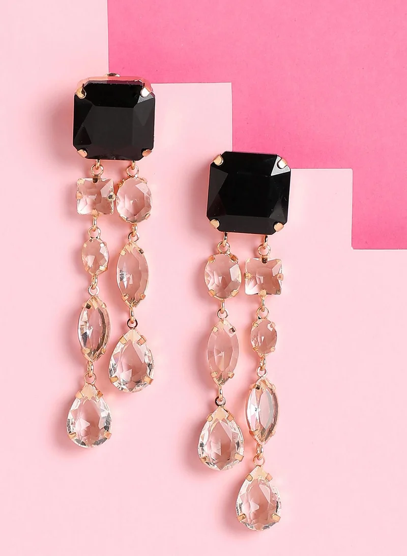 Sohi  Green Stone Contemporary Artificial Drop Earring Jewellery for Women | Best Price UAE
