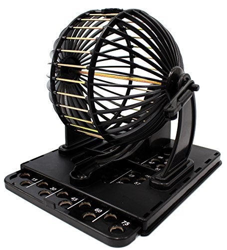 PowerTRC Bingo Machine Cage Game Set | with Bingo Balls | Classic Cage | Bingo Tray (Classic Version) - Image 1