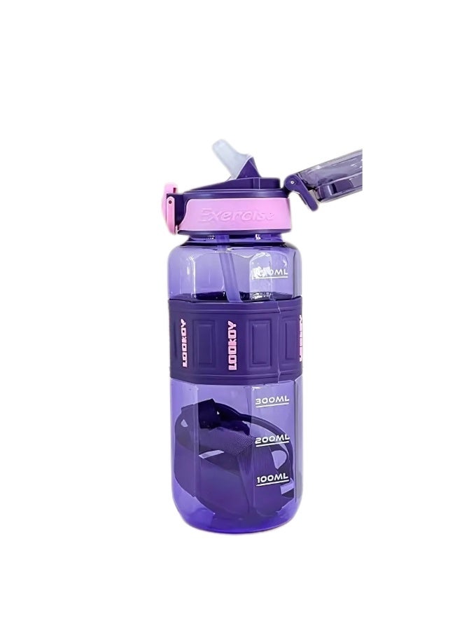 600ml Sports Water Bottle for Kids – Portable, Safe & Leak Resistant - Image 2